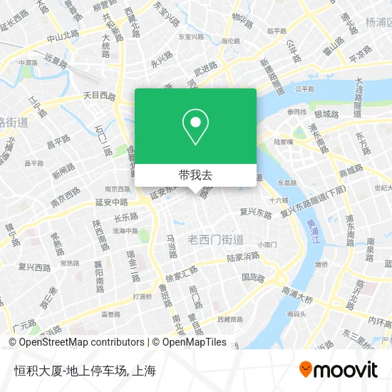 恒积大厦-地上停车场地图
