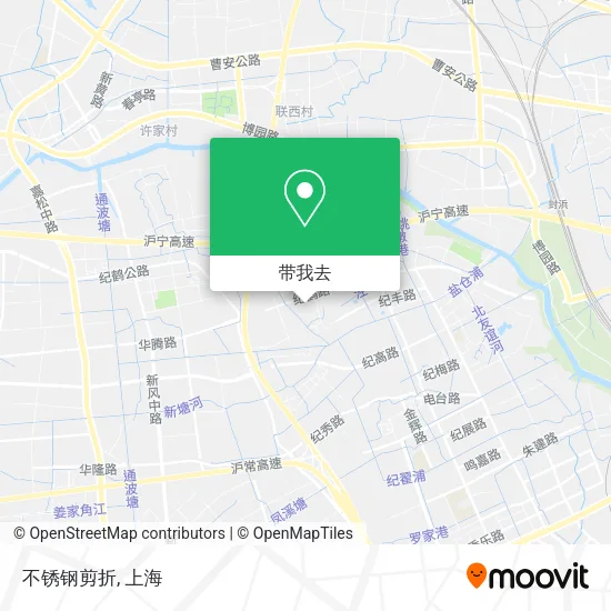 不锈钢剪折地图