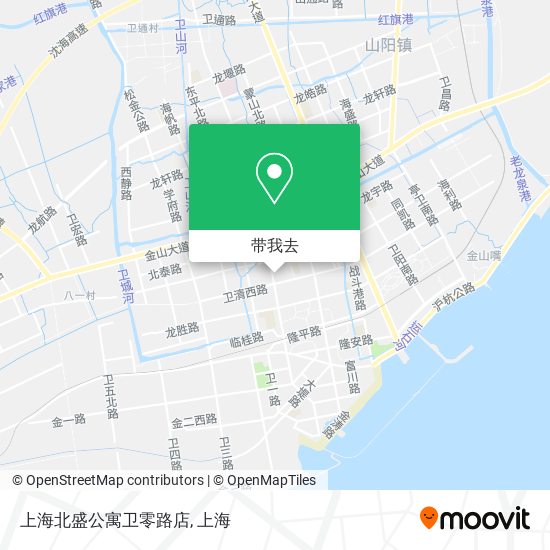 上海北盛公寓卫零路店地图