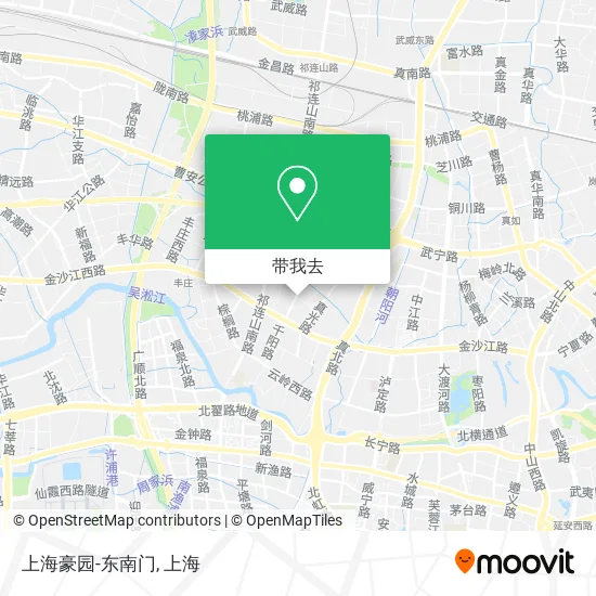 上海豪园-东南门地图