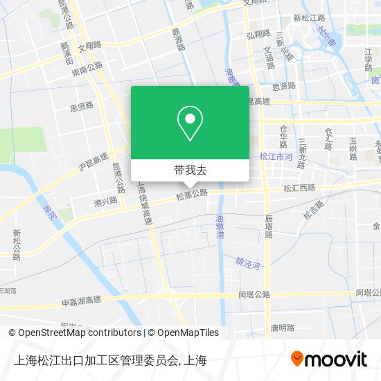 上海松江出口加工区管理委员会地图