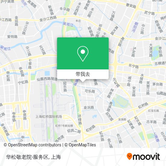 华松敬老院-服务区地图