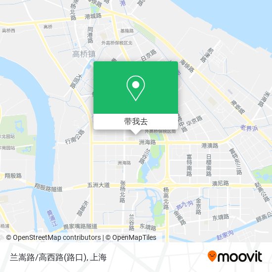 兰嵩路/高西路(路口)地图