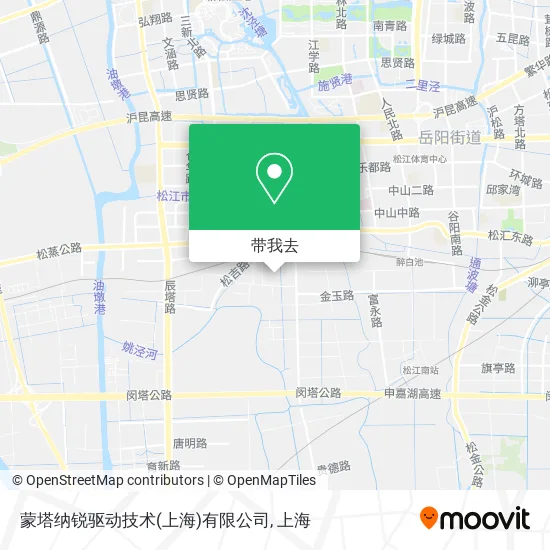 蒙塔纳锐驱动技术(上海)有限公司地图