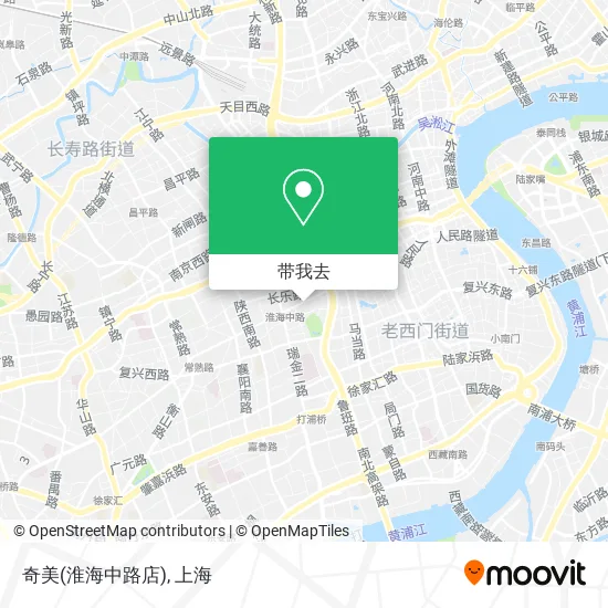 奇美(淮海中路店)地图