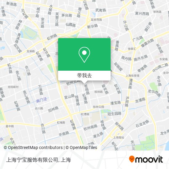 上海宁宝服饰有限公司地图