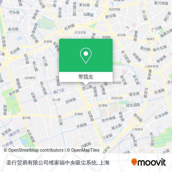 圣行贸易有限公司维家福中央吸尘系统地图