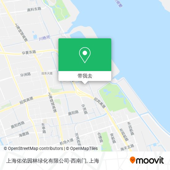 上海佑佑园林绿化有限公司-西南门地图