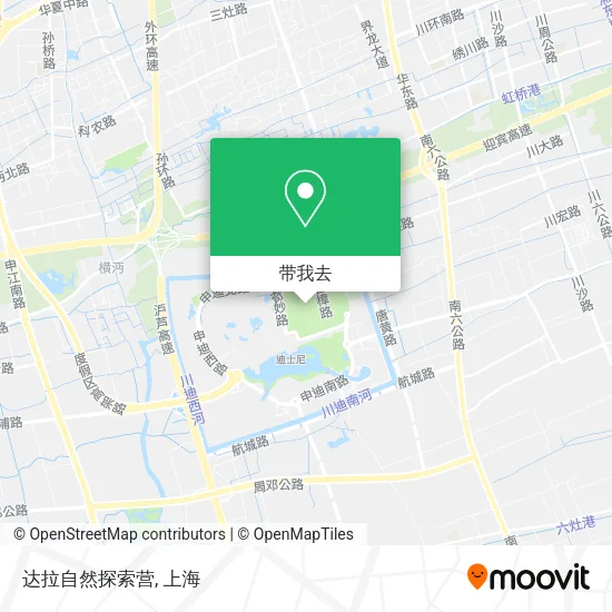 达拉自然探索营地图