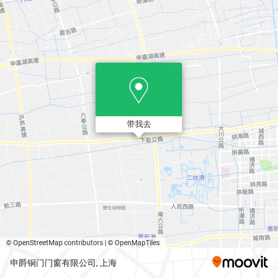 申爵铜门门窗有限公司地图