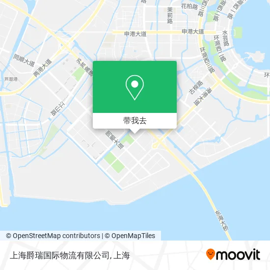 上海爵瑞国际物流有限公司地图