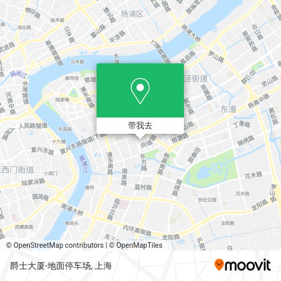 爵士大厦-地面停车场地图
