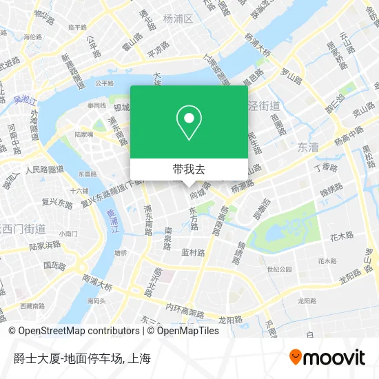 爵士大厦-地面停车场地图
