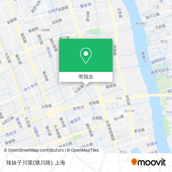 辣妹子川菜(塘川路)地图