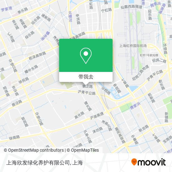 上海欣发绿化养护有限公司地图