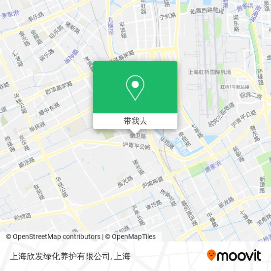 上海欣发绿化养护有限公司地图