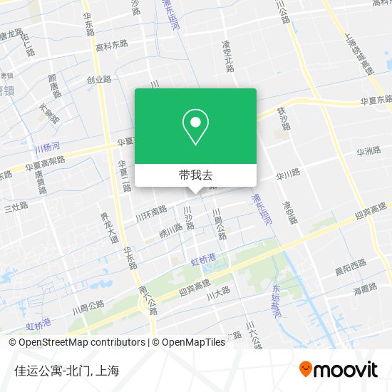 佳运公寓-北门地图