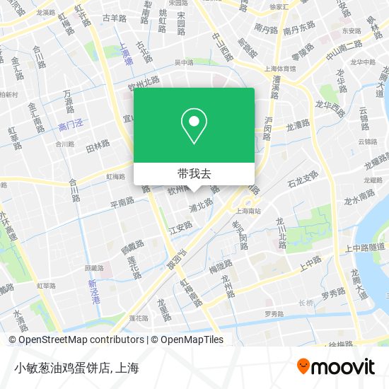 小敏葱油鸡蛋饼店地图