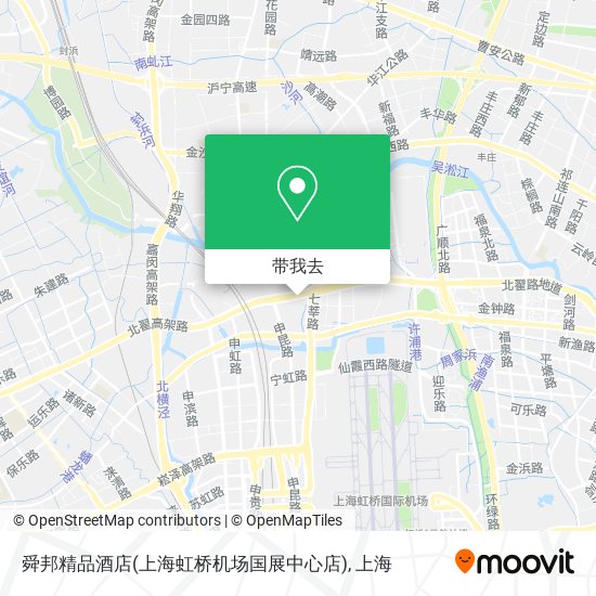 舜邦精品酒店(上海虹桥机场国展中心店)地图