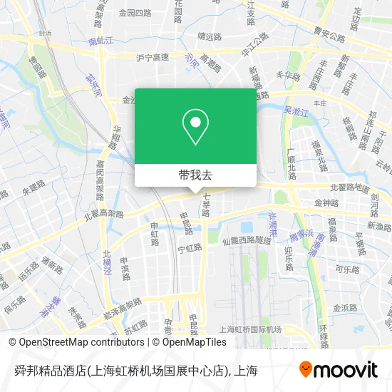 舜邦精品酒店(上海虹桥机场国展中心店)地图
