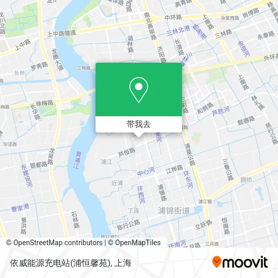 依威能源充电站(浦恒馨苑)地图
