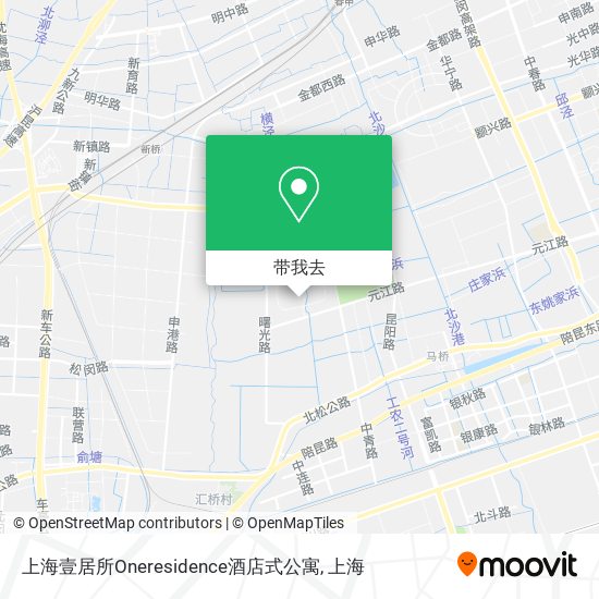上海壹居所Oneresidence酒店式公寓地图