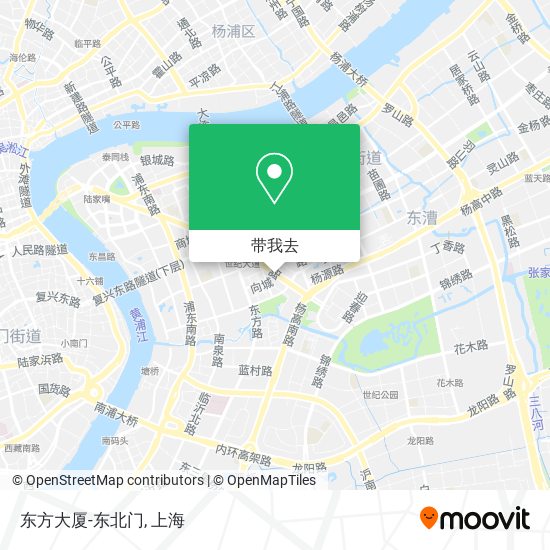 东方大厦-东北门地图