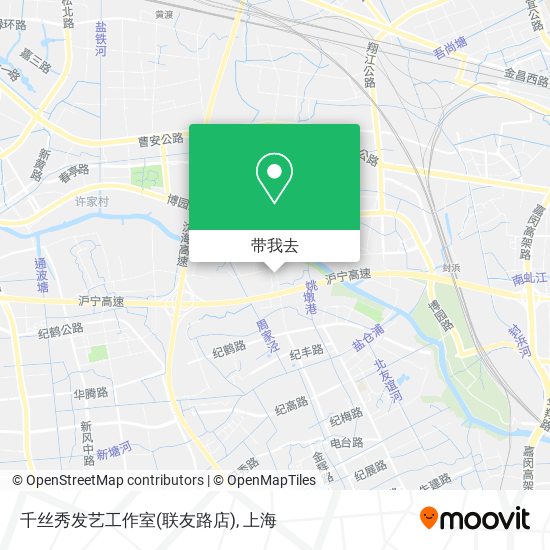 千丝秀发艺工作室(联友路店)地图