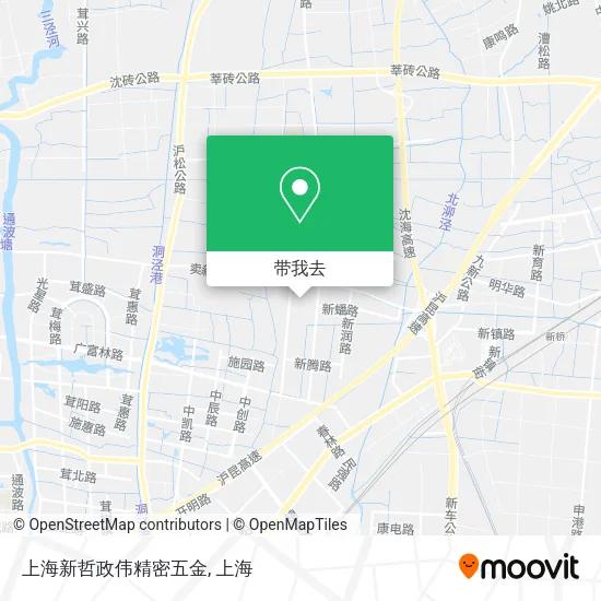 上海新哲政伟精密五金地图