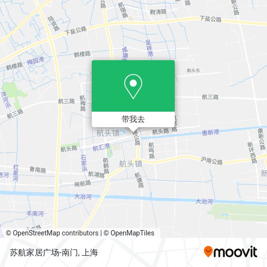 苏航家居广场-南门地图