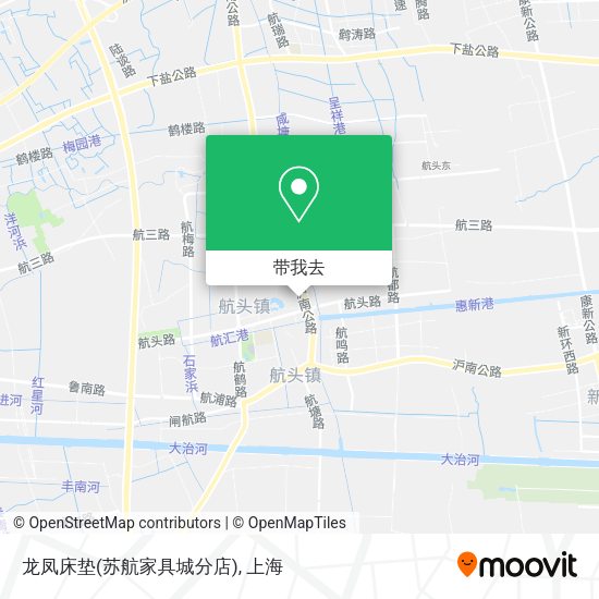 龙凤床垫(苏航家具城分店)地图