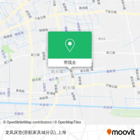 龙凤床垫(苏航家具城分店)地图