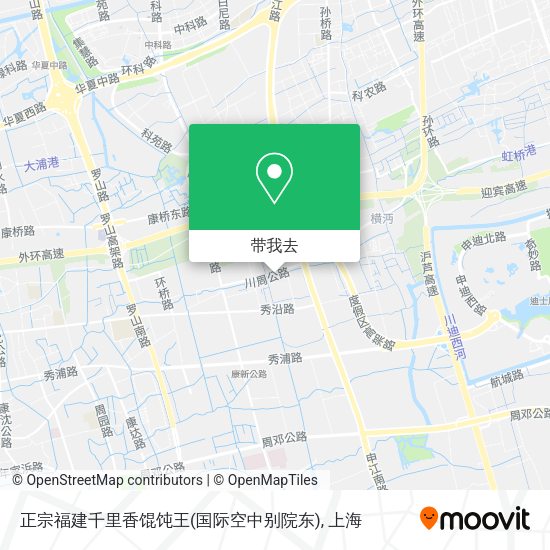 正宗福建千里香馄饨王(国际空中别院东)地图