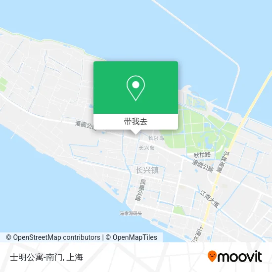 士明公寓-南门地图
