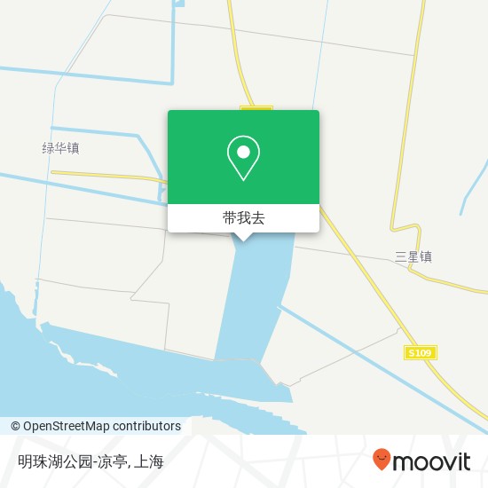 明珠湖公园-凉亭地图