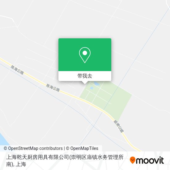 上海乾天厨房用具有限公司(崇明区庙镇水务管理所南)地图