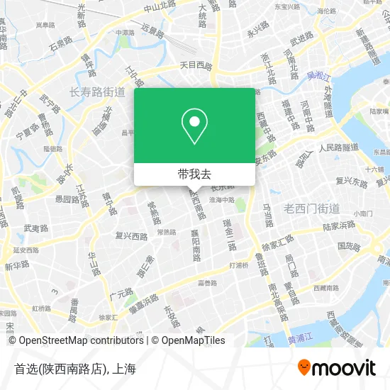 首选(陕西南路店)地图