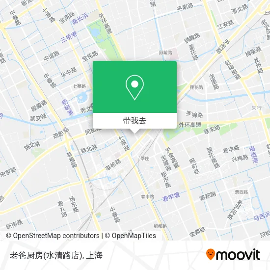 老爸厨房(水清路店)地图