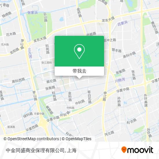中金同盛商业保理有限公司地图