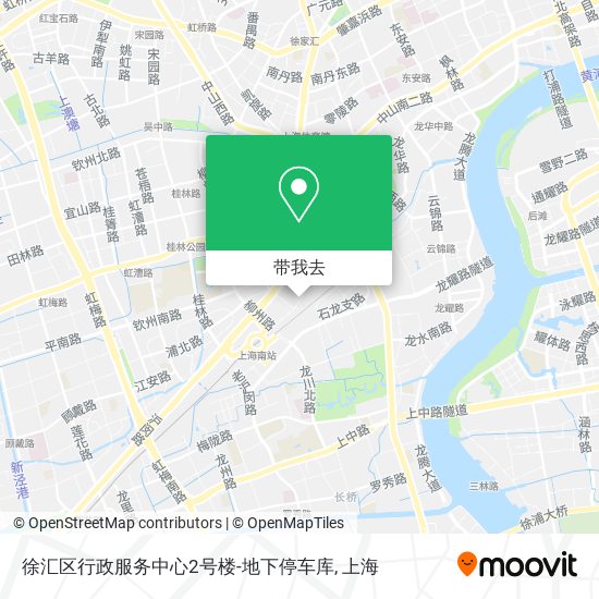 徐汇区行政服务中心2号楼-地下停车库地图