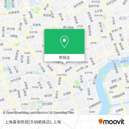 上海暮舍民宿(天钥桥路店)地图