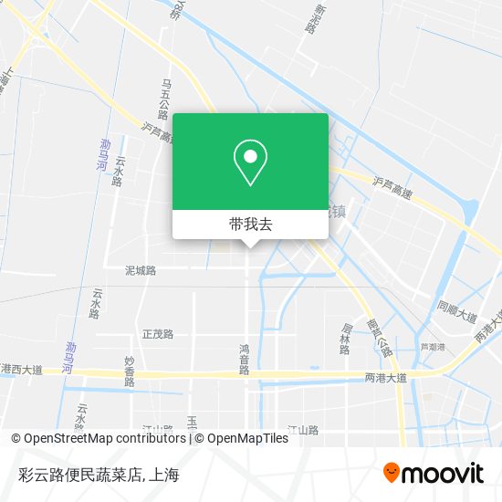 彩云路便民蔬菜店地图