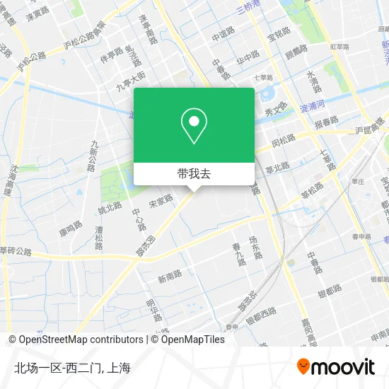 北场一区-西二门地图