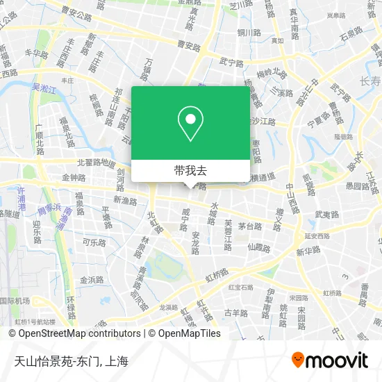 天山怡景苑-东门地图