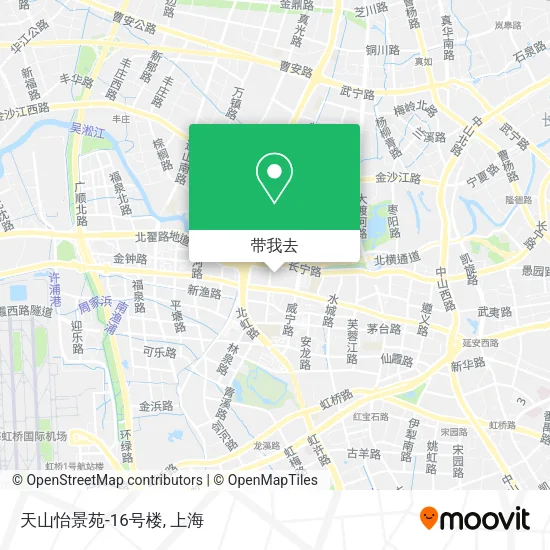 天山怡景苑-16号楼地图