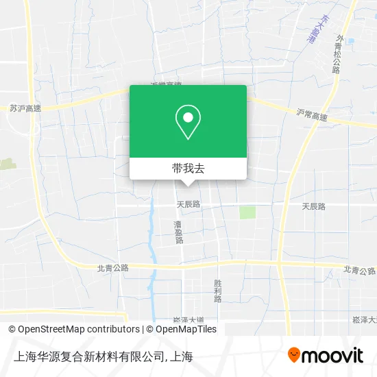 上海华源复合新材料有限公司地图