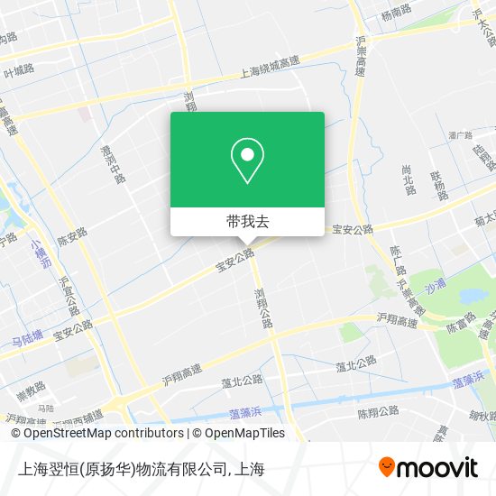 上海翌恒(原扬华)物流有限公司地图