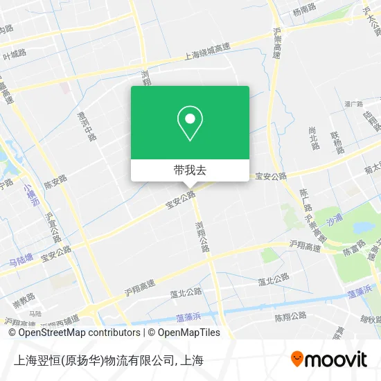 上海翌恒(原扬华)物流有限公司地图