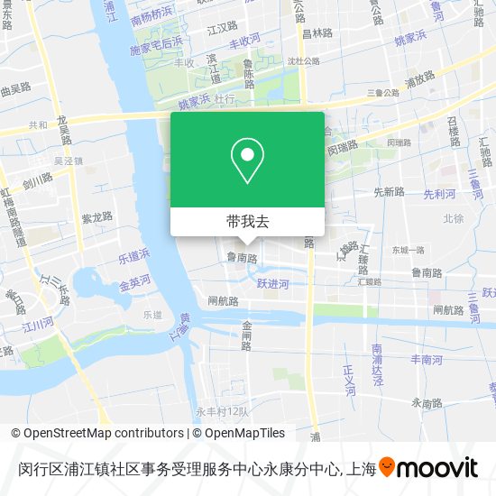 闵行区浦江镇社区事务受理服务中心永康分中心地图