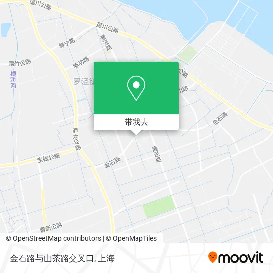 金石路与山茶路交叉口地图